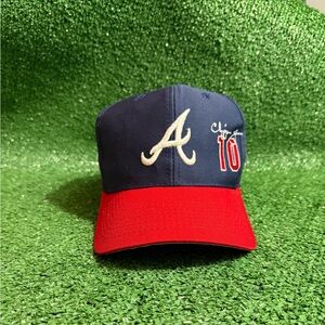 Vintage Atlanta Braves chipper jones players choice snapback hat